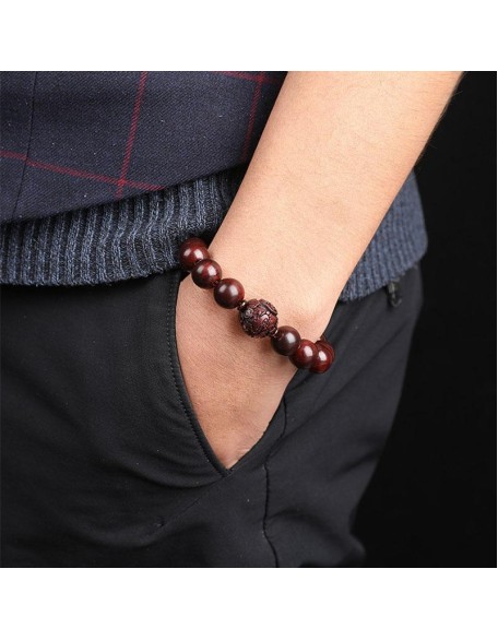 Sandalwood Bracelet Buddhist Meditation Beads - Peace & Concentration