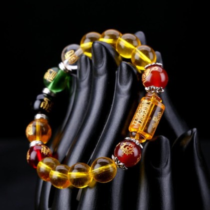 Citrine the God of Wealth Bracelet & The 5 Element Crystals