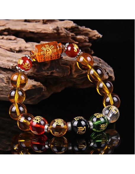 Citrine the God of Wealth Bracelet & The 5 Element Crystals