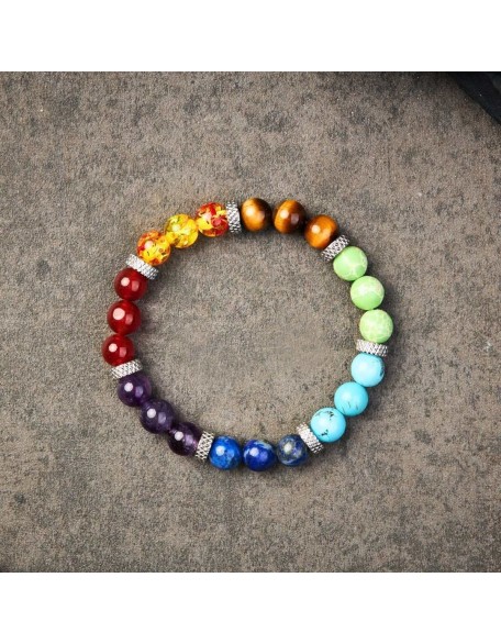 7 Chakra Stone Bracelet