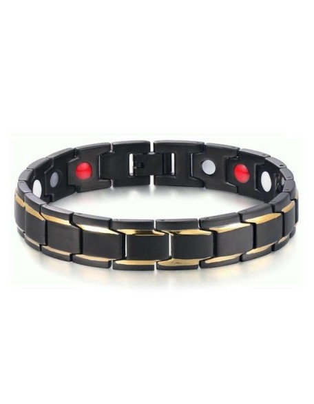 Magnetic Therapy Bracelets - Black, Silver, Gold