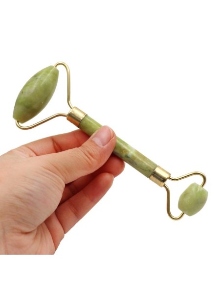 Green Jade Roller - Double Face Massager