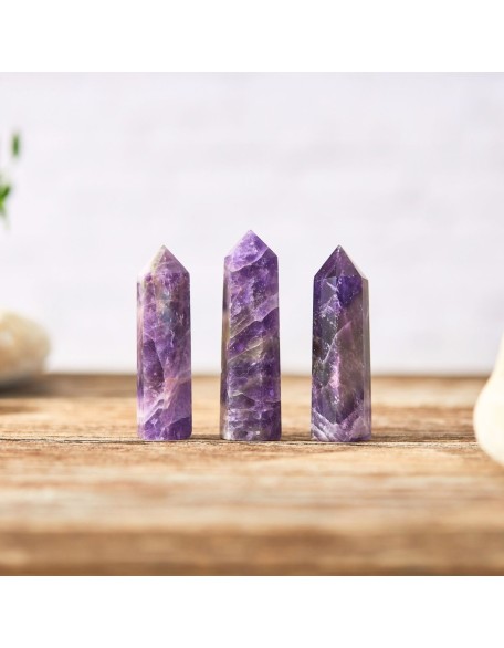 Amethyst Crystal Wand - Crown Chakra Healing