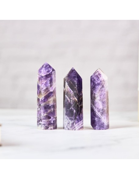 Amethyst Crystal Wand - Crown Chakra Healing