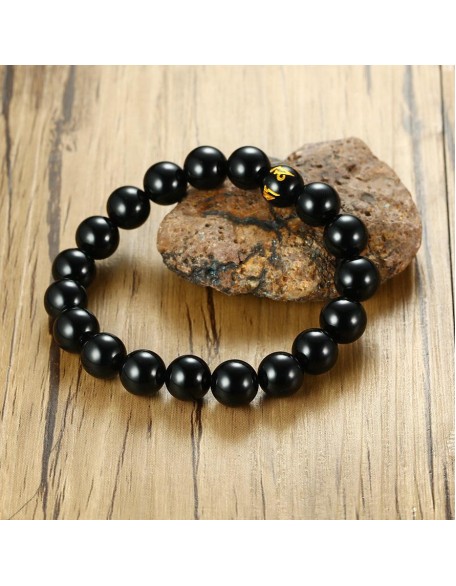 Grounding Agate and Lava Stone Bracelet Set