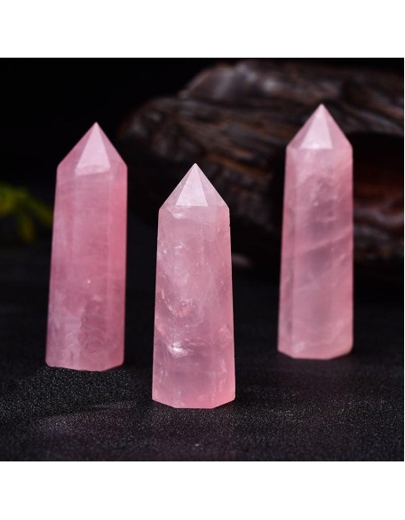 Rose Quartz Wand - Heart Chakra Healing