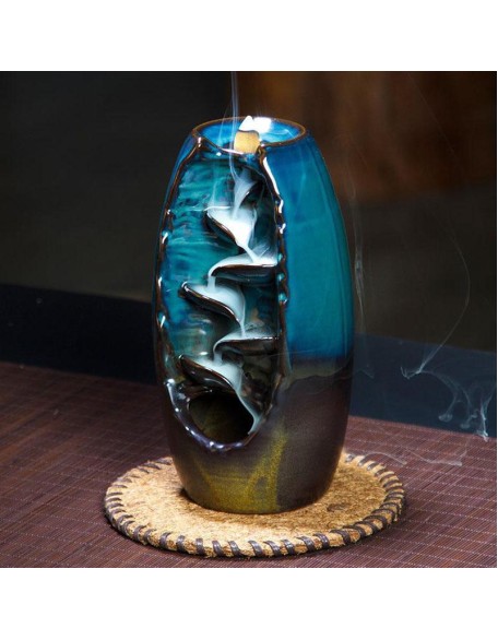 Smoke Waterfall Cone Incense Burner