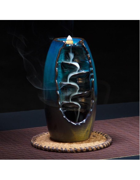 Smoke Waterfall Cone Incense Burner