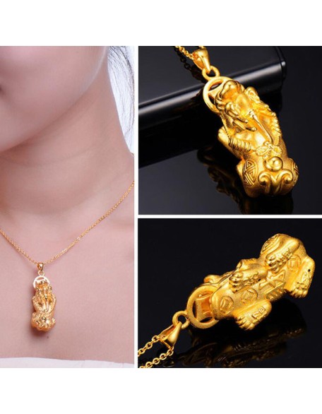 Gold Pixiu Necklace