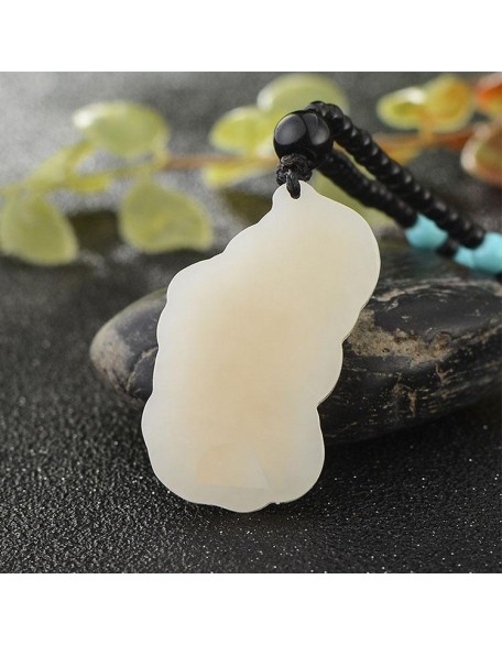 Hetian Jade Pixiu Necklace - Manifest Abundance