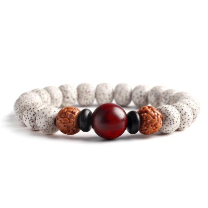 Buddhist Meditation Bracelet - Seed Beads for Enhancing Focus