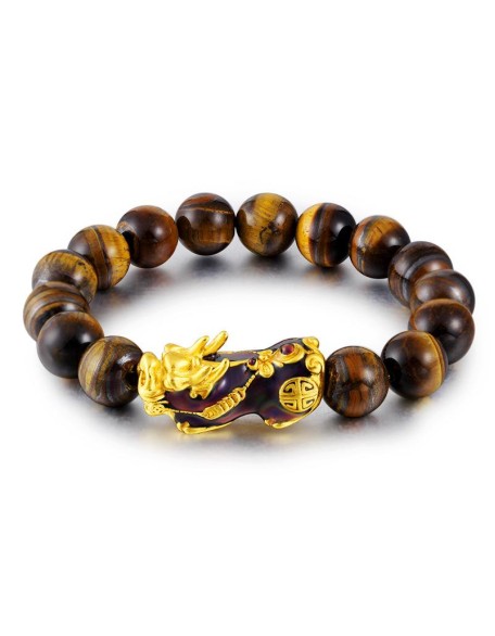 Tiger’s Eye Pixiu Prosperity Bracelet