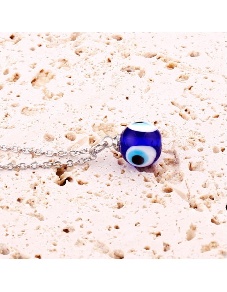 Blue Evil Eye Protection Necklace