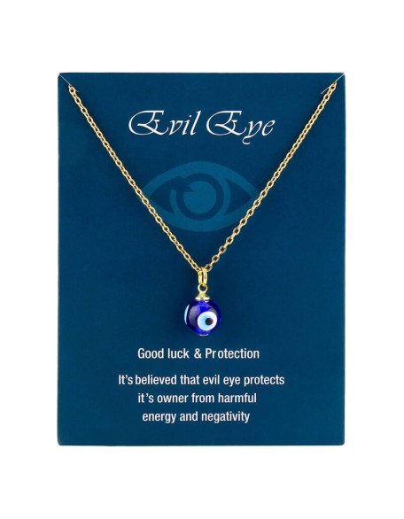 Blue Evil Eye Protection Necklace