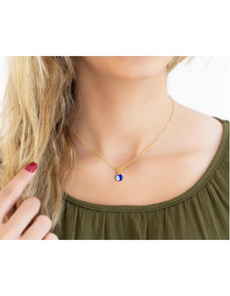 Blue Evil Eye Protection Necklace