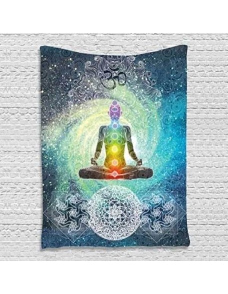 7 Chakra Meditation Tapestry