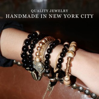  Handmade Beaded Bracelets - Authentic Gemstones and Crystals